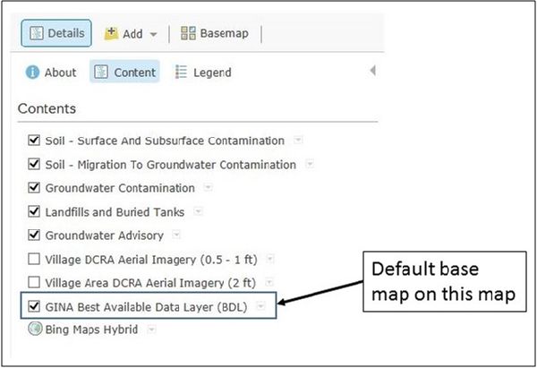 ArcMap layers menu screen shot