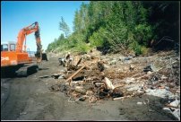 Beach restoration work at Elmendorf