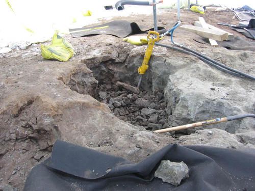 jackhammer excavation