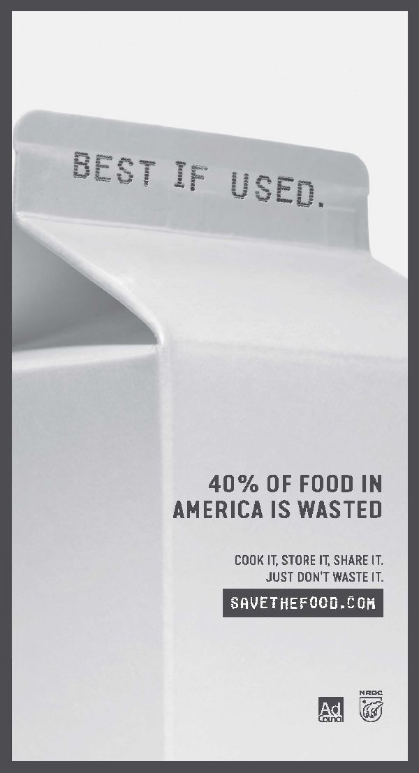 40 percent of food in America is wasted