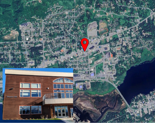 Satellite photo of sensor location with overlaid image closeup of the sensor.