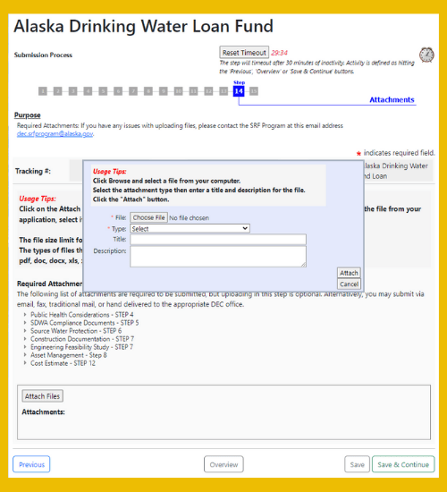 Attach any additional documents.